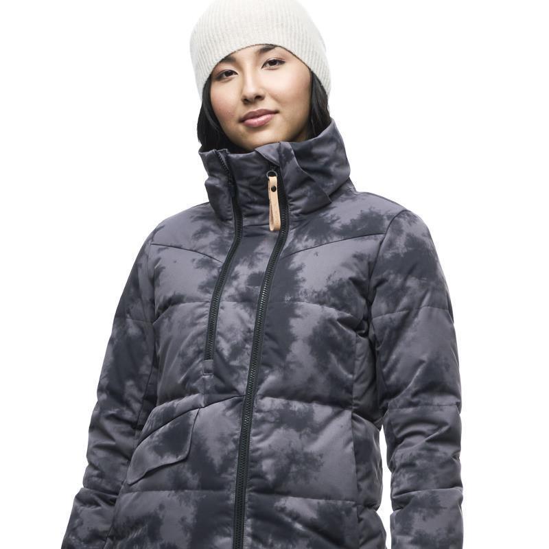 Maco Long Jacket - Womens - Obsidian Tie Dye 4