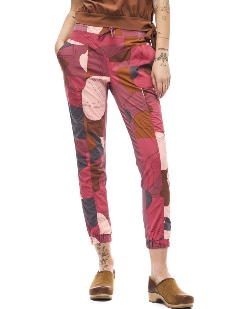 Maeto III Pants - Womens - Peony Topo Print 1