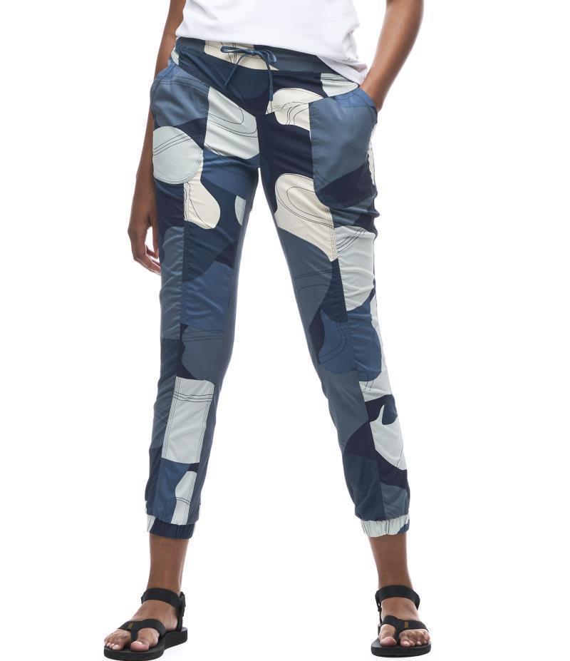 Maeto III Pants - Womens - Prussian Topo Print 2