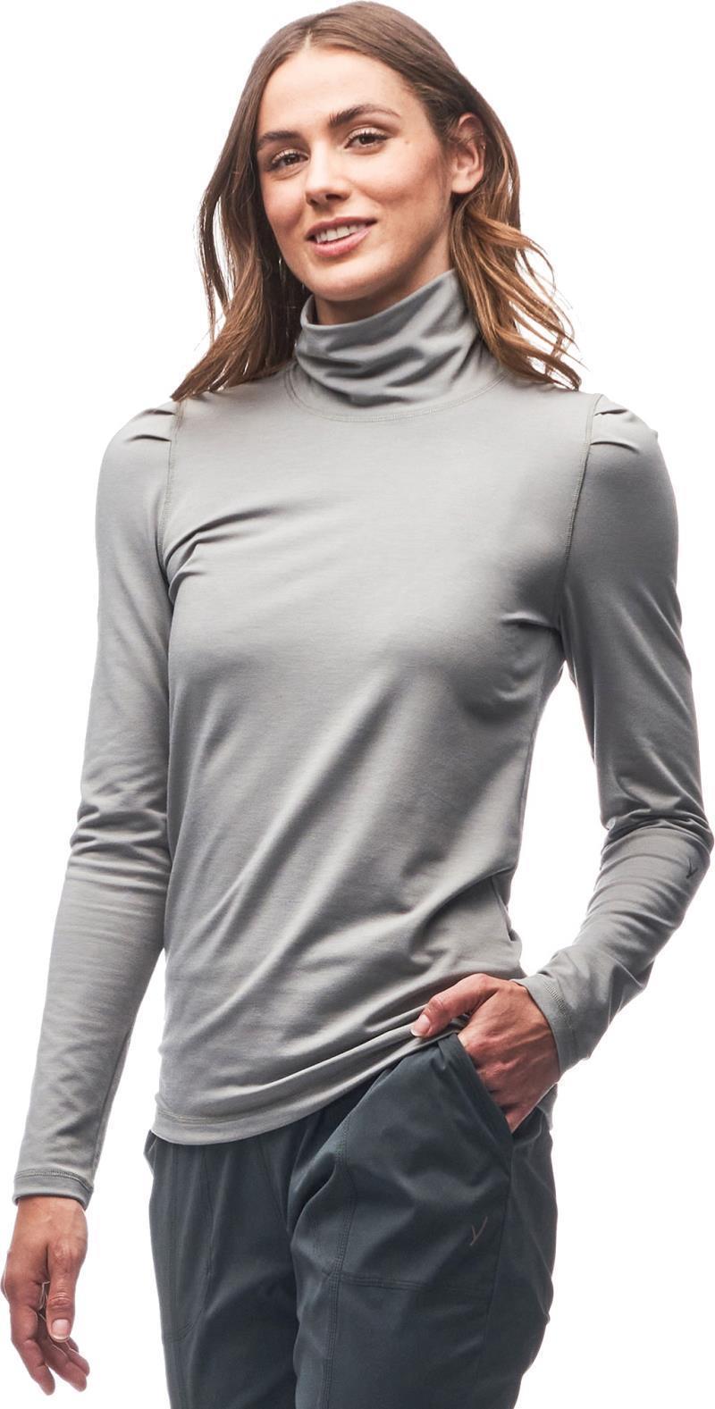 Matara LS Mock Neck Sweater - Womens - Matcha 2