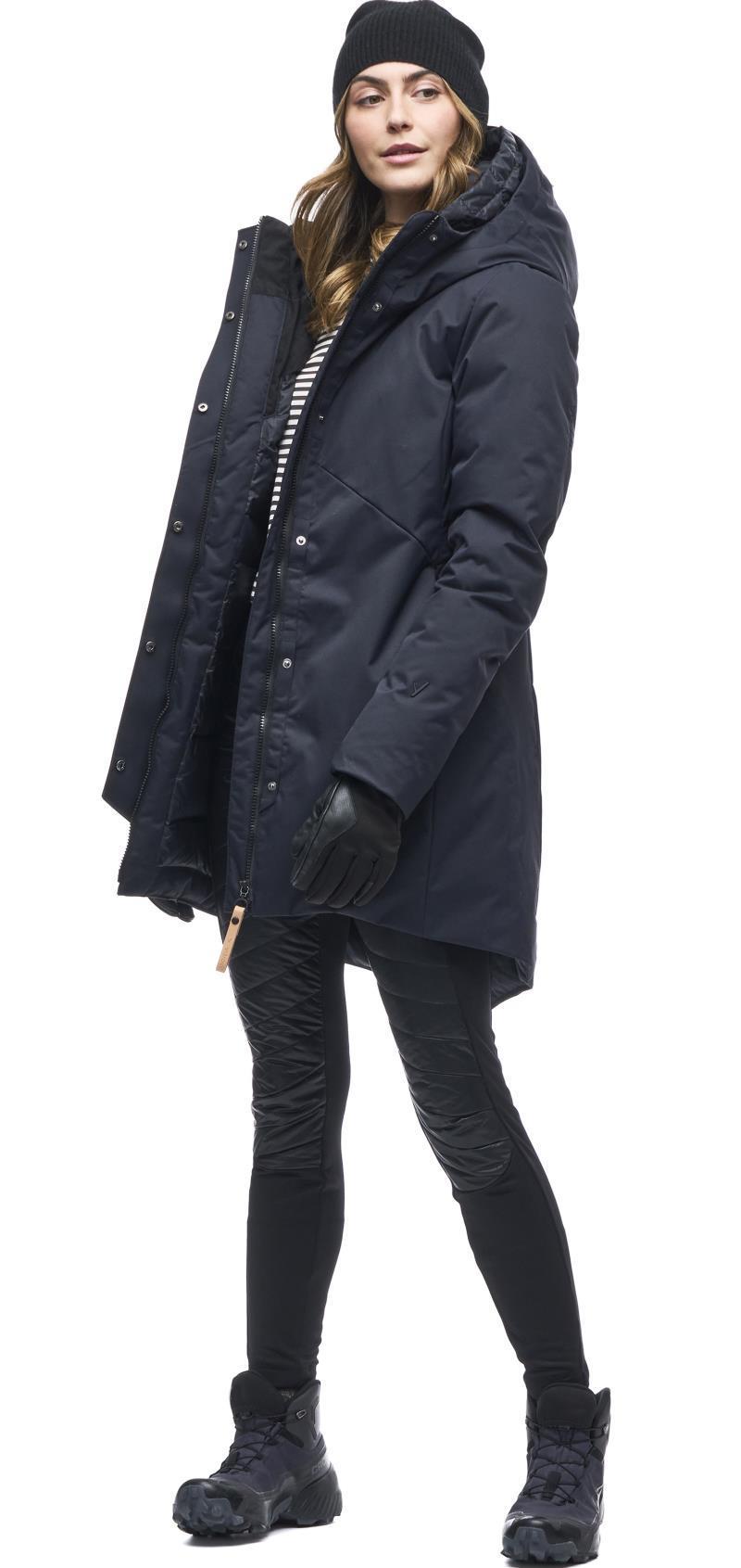 Matka IV Long Jacket - Womens - Black 2