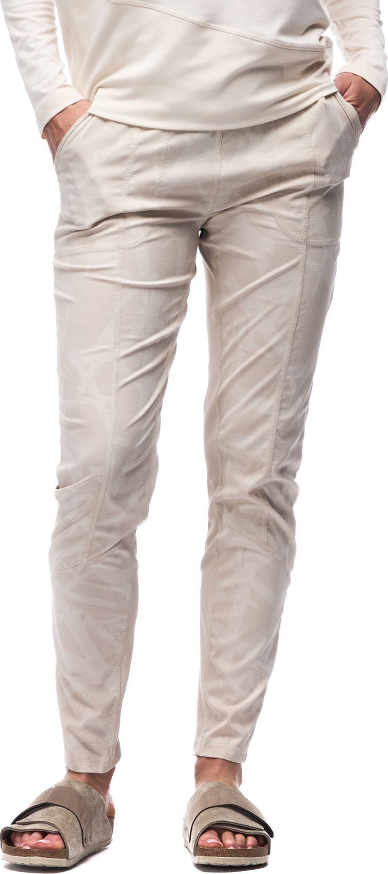 Matkailu IV Pants - Womens - sandy taupe y print 1