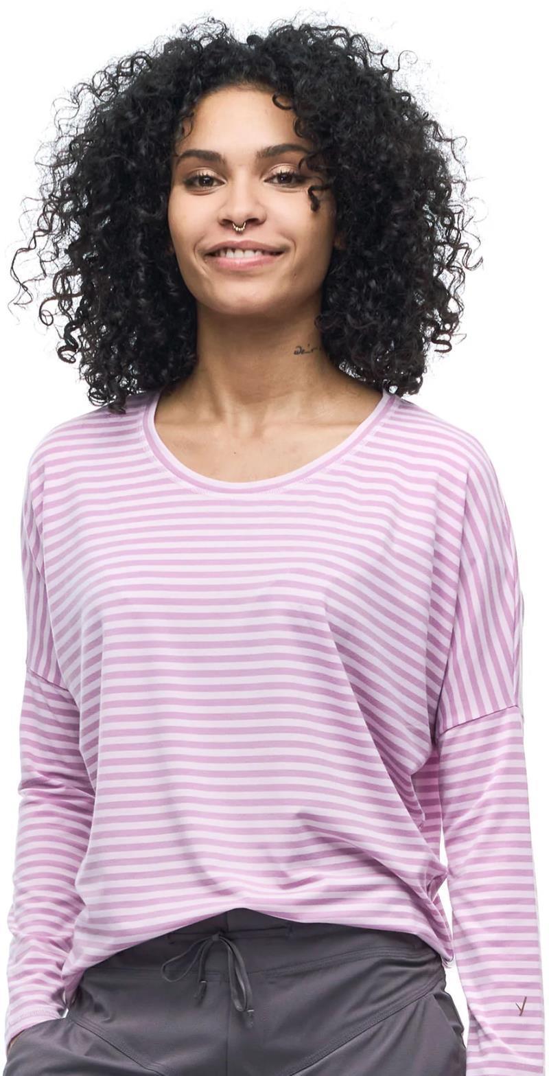 Maud LT II LS Shirt - Womens - Cotton Candy Watermelon Stripe 1