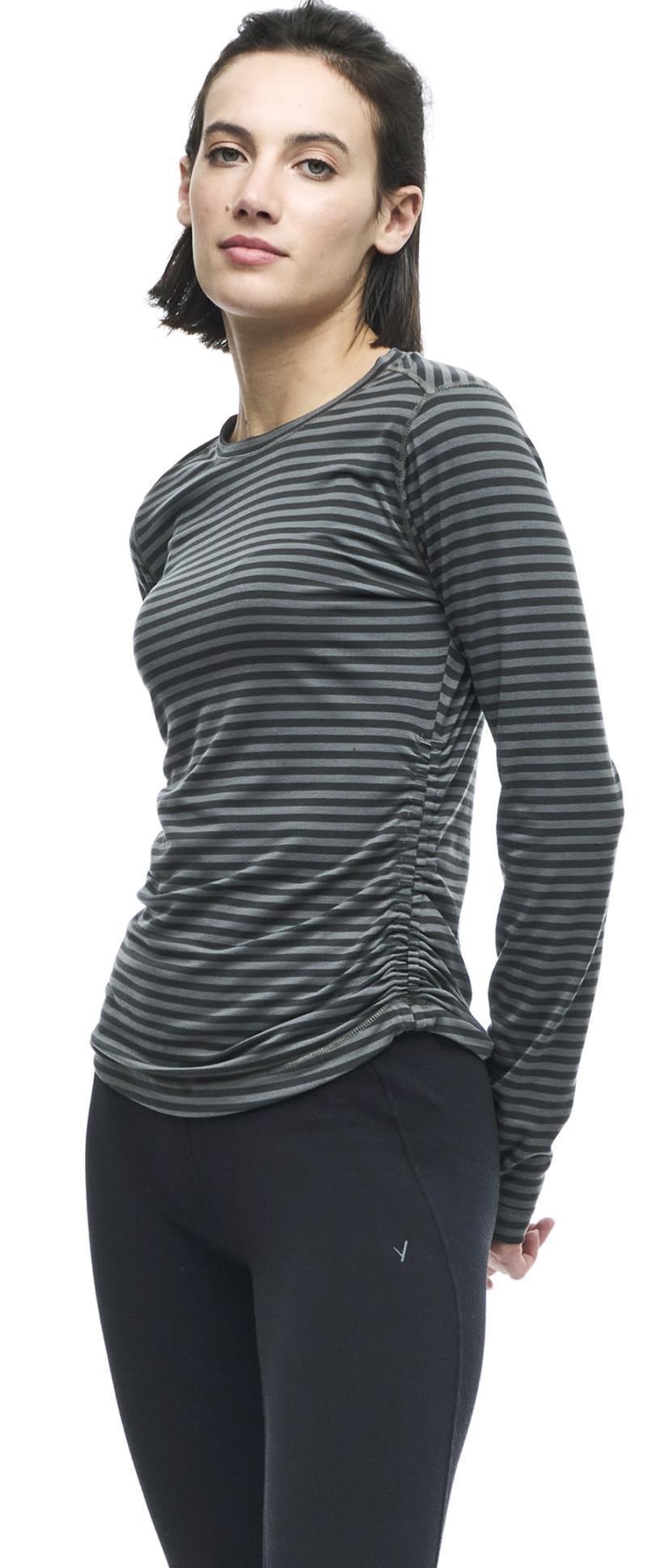 Milgin III LS Shirt - Womens - Pine Ivy Stripe 1