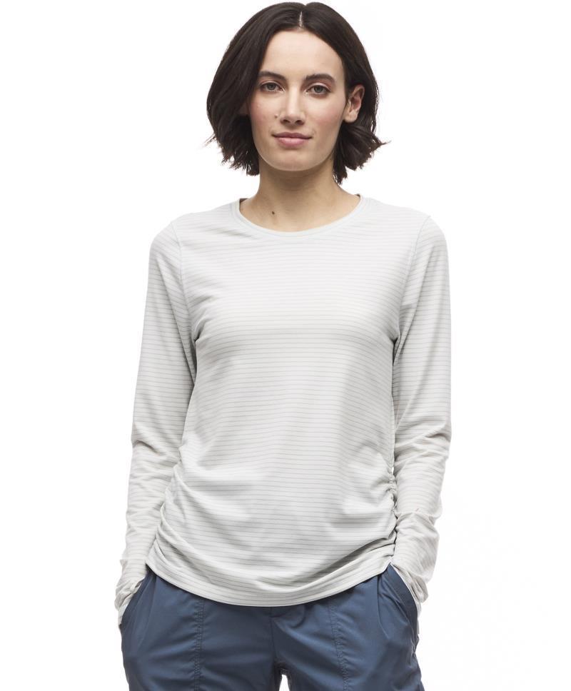 Milgin II LS Shirt - Womens - Celeste Wave Stripe 1