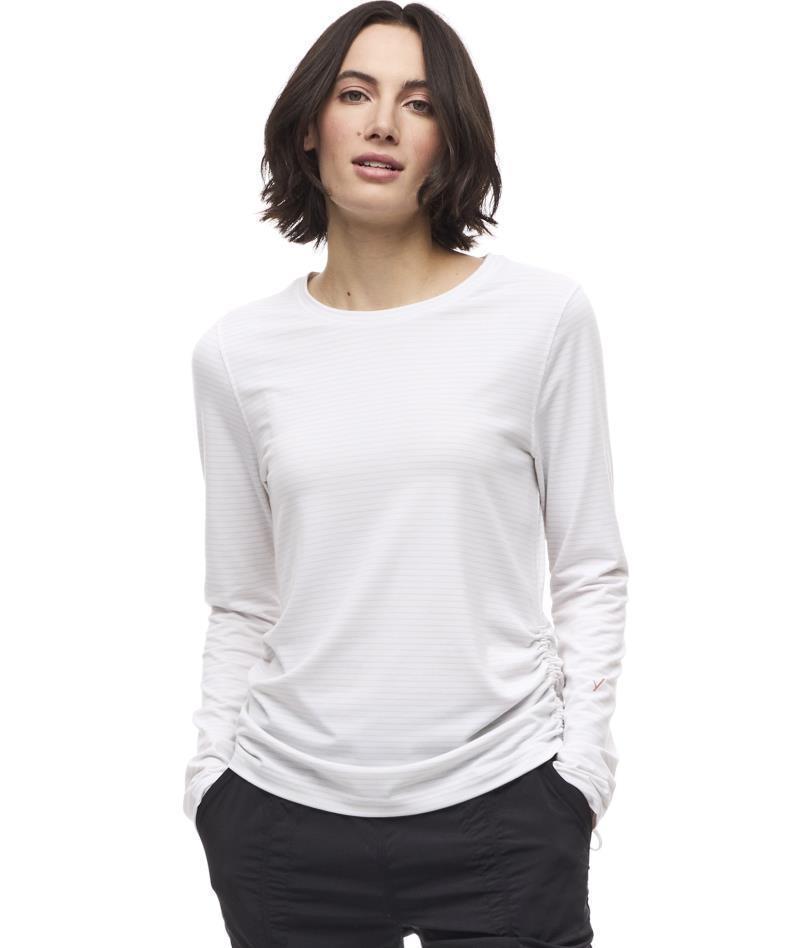 Milgin II LS Shirt - Womens - Daisy Clay Stripe 1