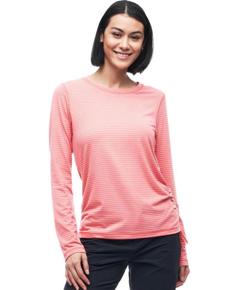 Milgin II LS Shirt - Womens - Pomelo Petunia Stripe 1