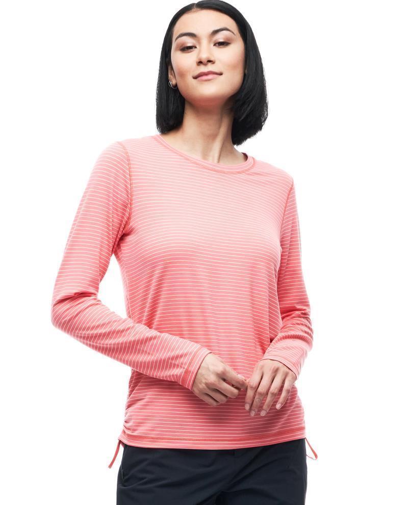 Milgin II LS Shirt - Womens - Pomelo Petunia Stripe 2