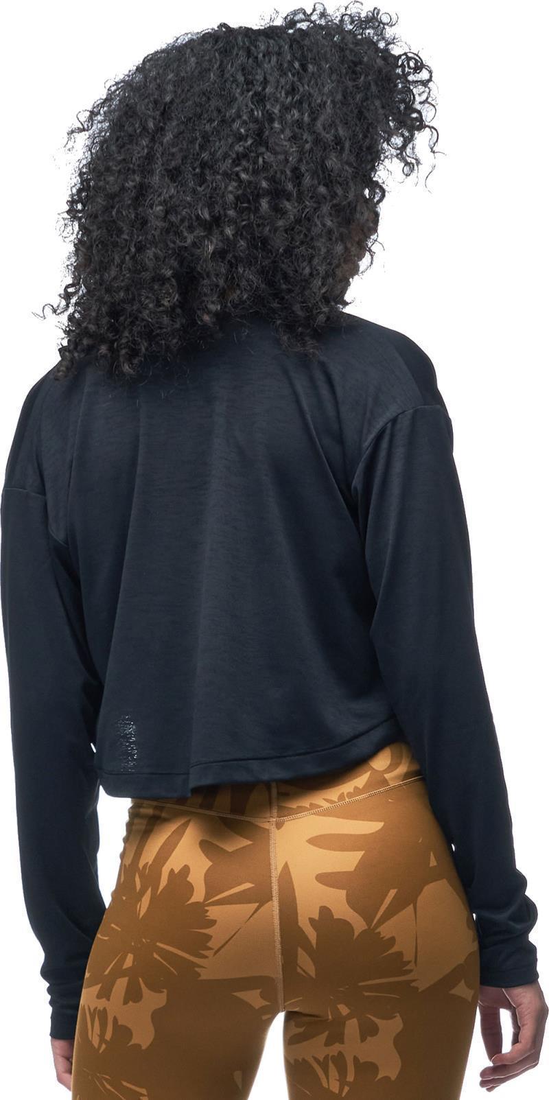 Milima LS Crop Cardigan - Womens - Black 3