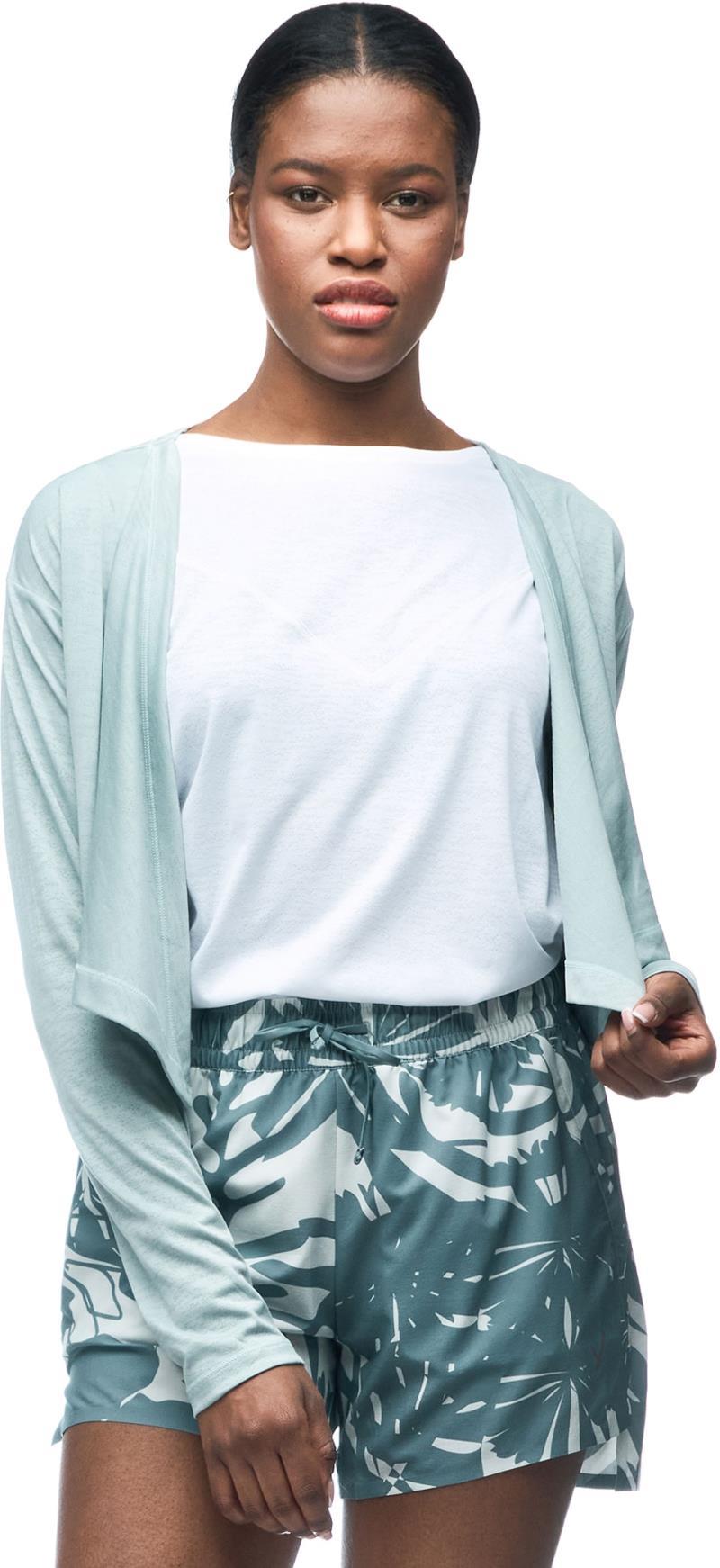 Milima LS Crop Cardigan - Womens - Raindrop 1