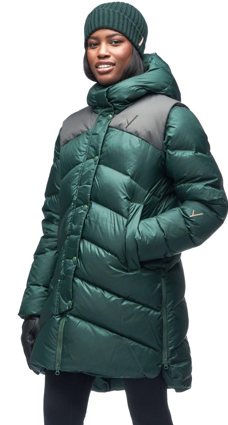 Mirny Mid Light Down Jacket - Womens - arugula / cypress cb 1