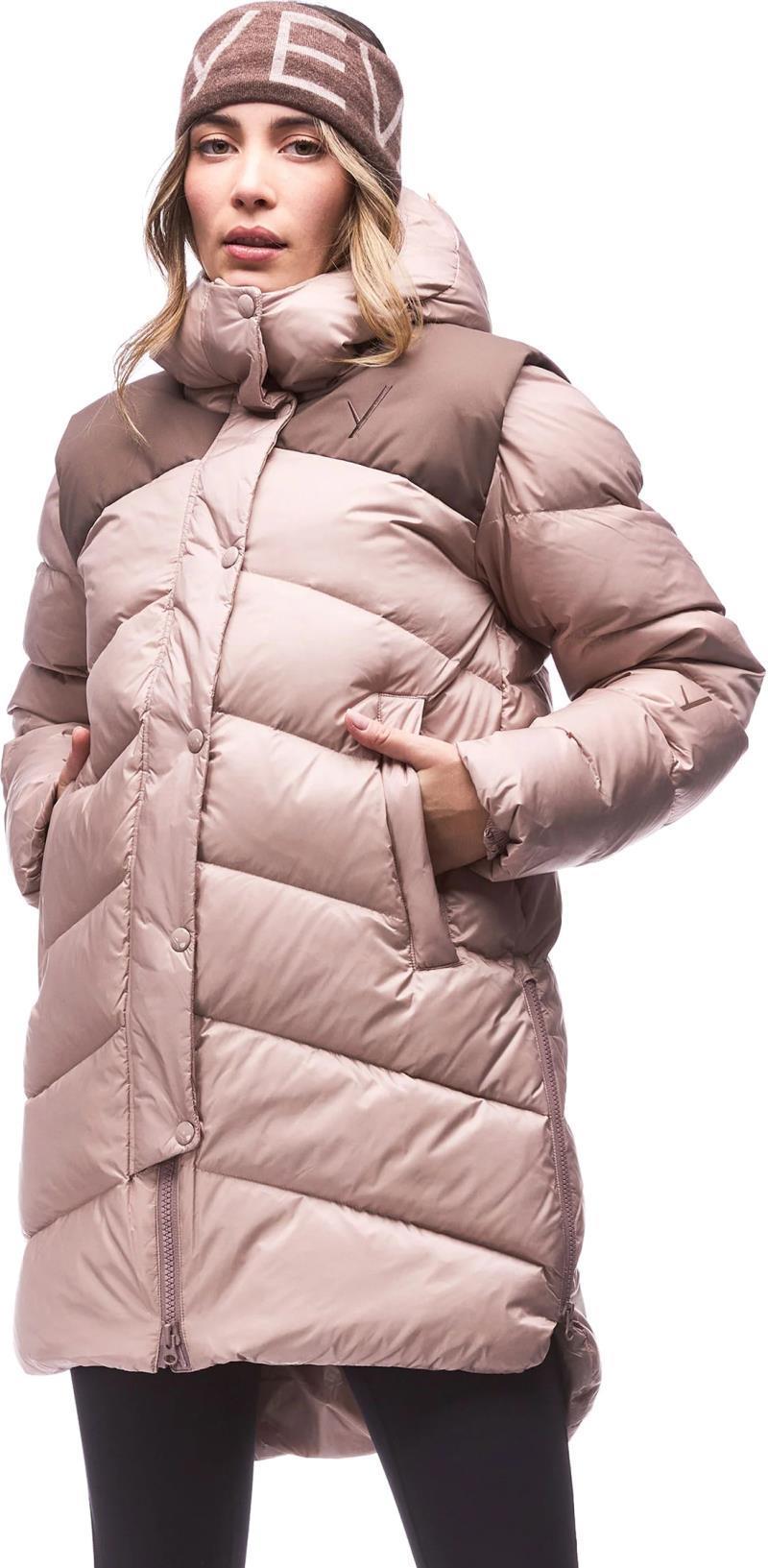 Mirny Mid Light Down Jacket - Womens - mink / tuscan cb 1