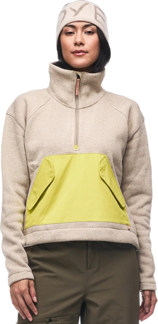 Moryn Pullover - Womens - dune / limetta cb 1