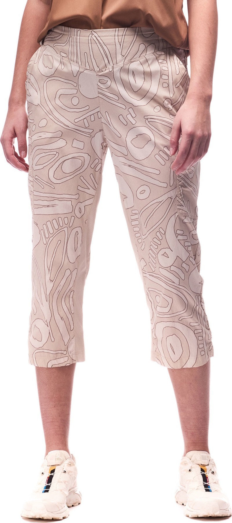 Nakato V Capris - Womens - beach cyclone print 1