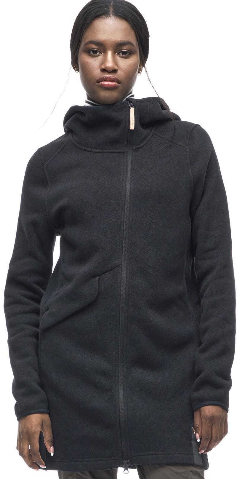 Naoko Long, Full Zip Jacket - Womens - Black 1