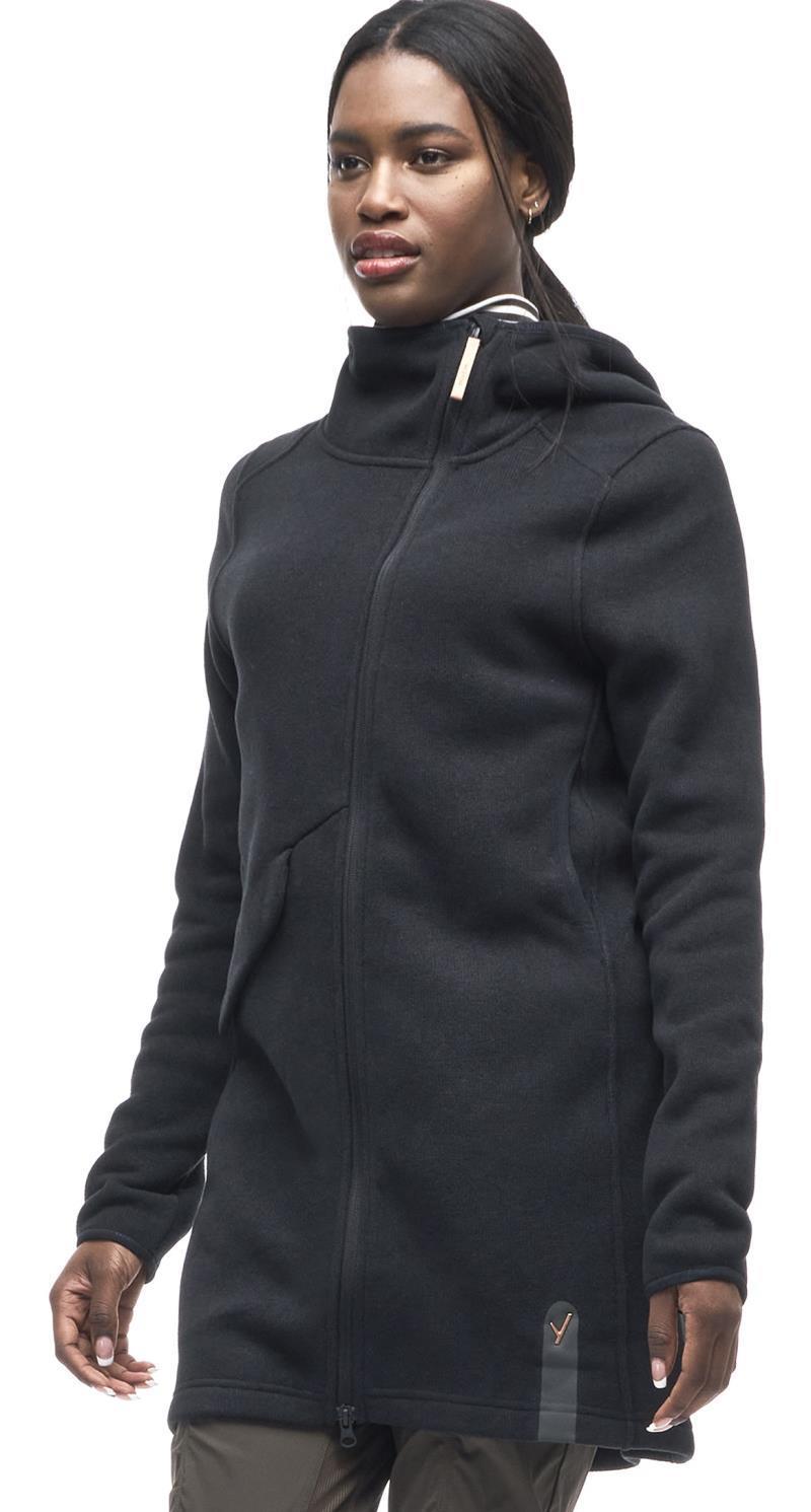 Naoko Long, Full Zip Jacket - Womens - Black 3