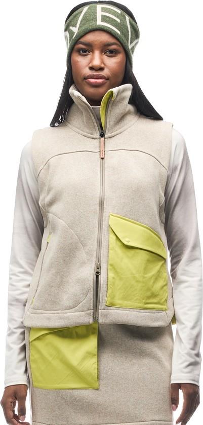 Nivalis Vest - Womens - dune / limetta cb 1