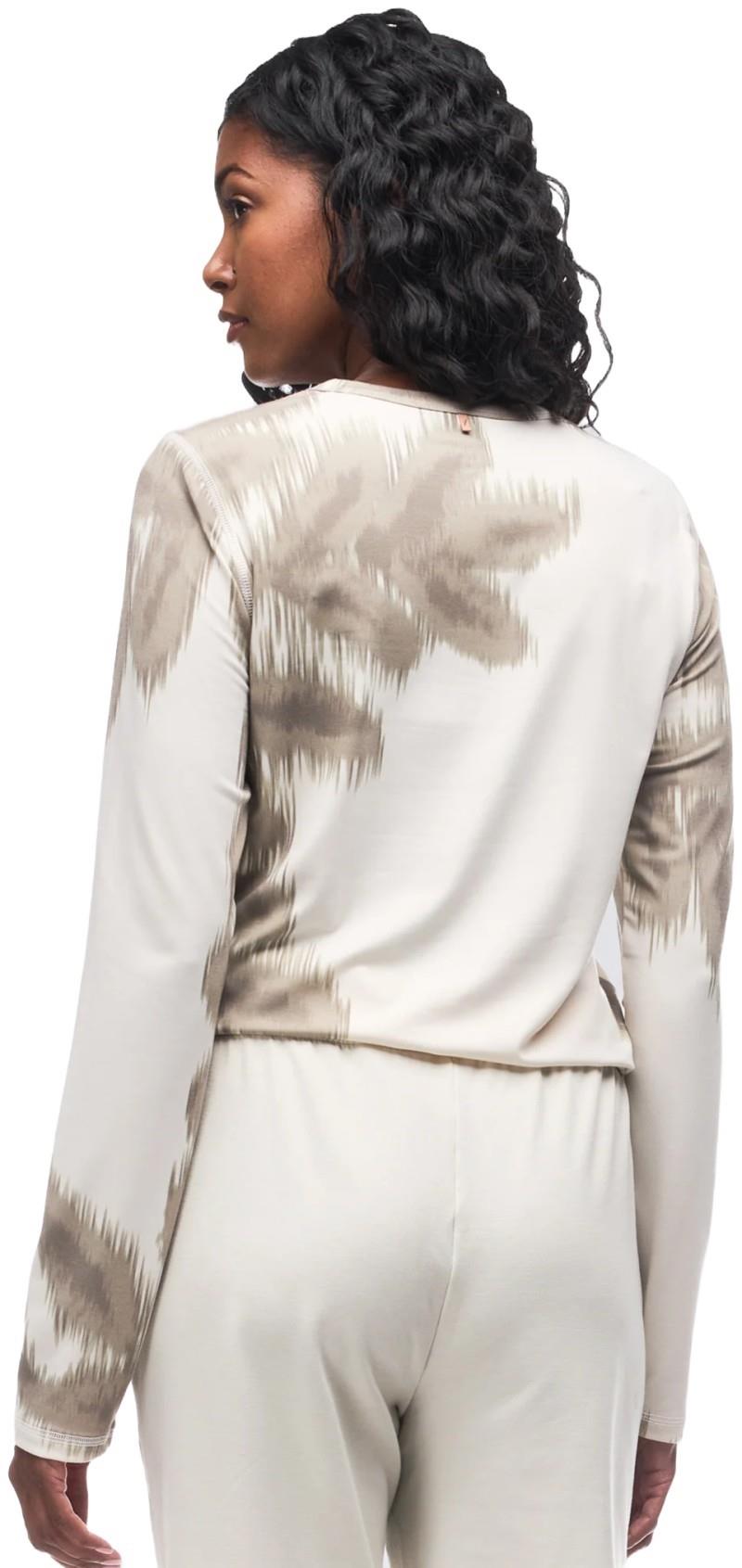 Novara III LS Crewneck - Womens - dusty cloud print 1
