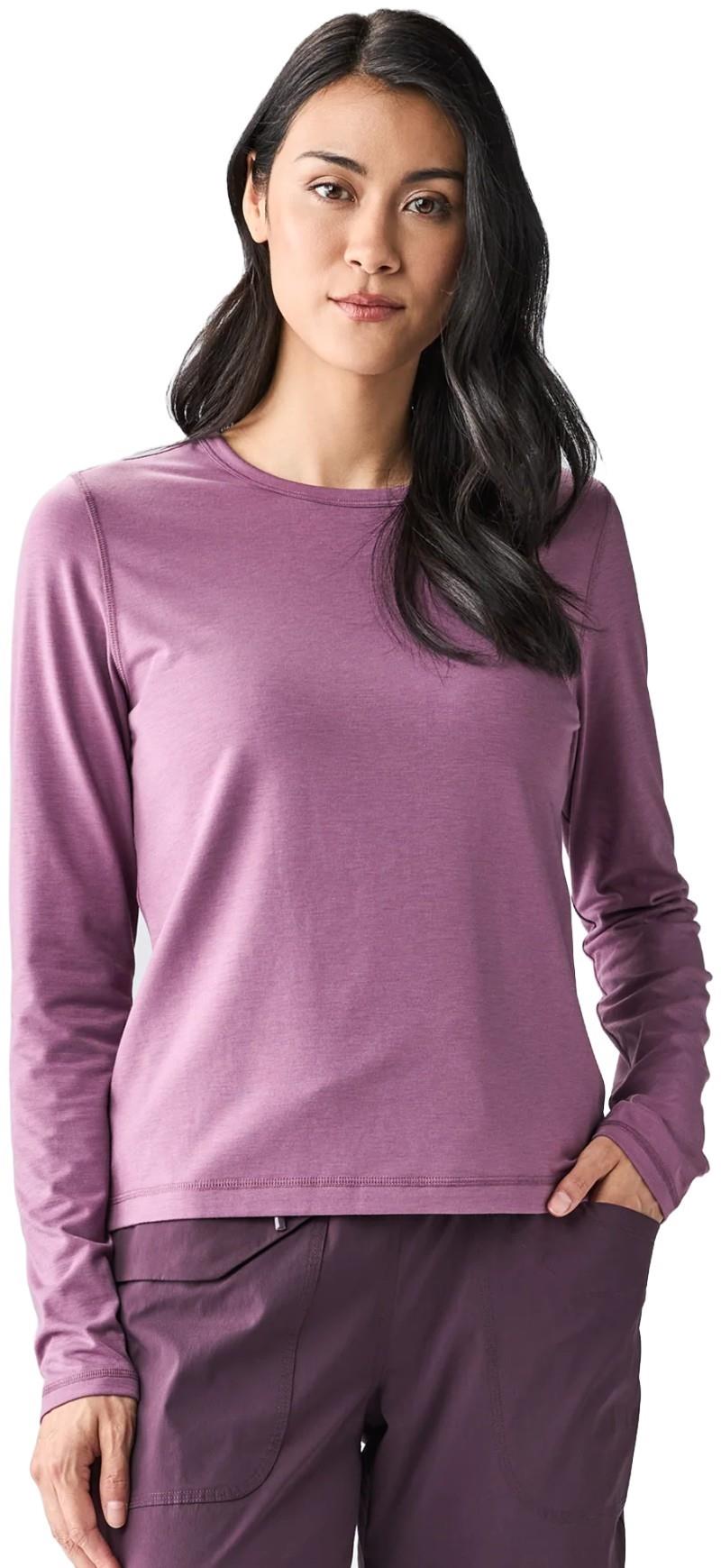 Novara III LS Crewneck - Womens - flamingo 1
