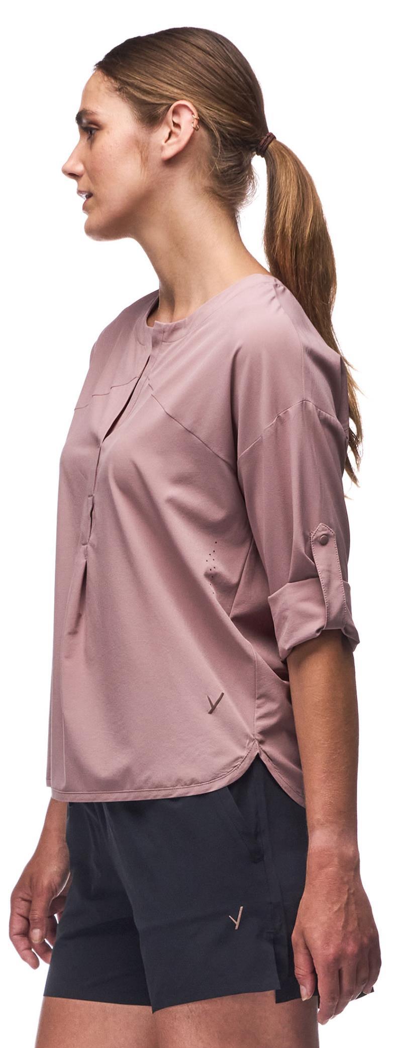 Oriana II Light LS Top - Womens - sepia rose 1
