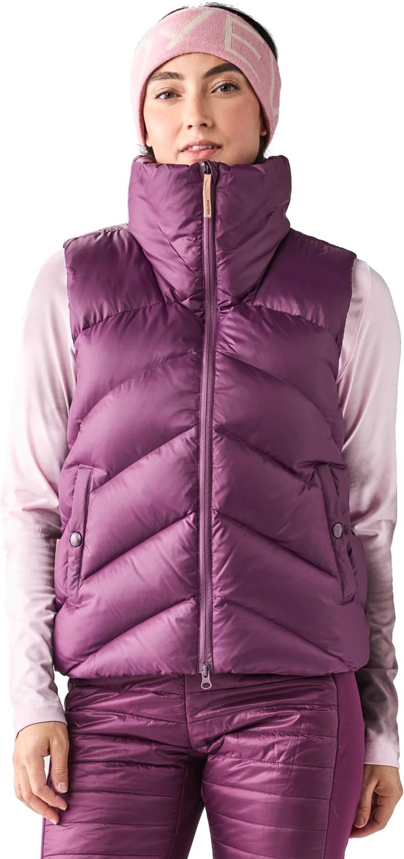 Papluma Vest III - Womens - elderberry 1