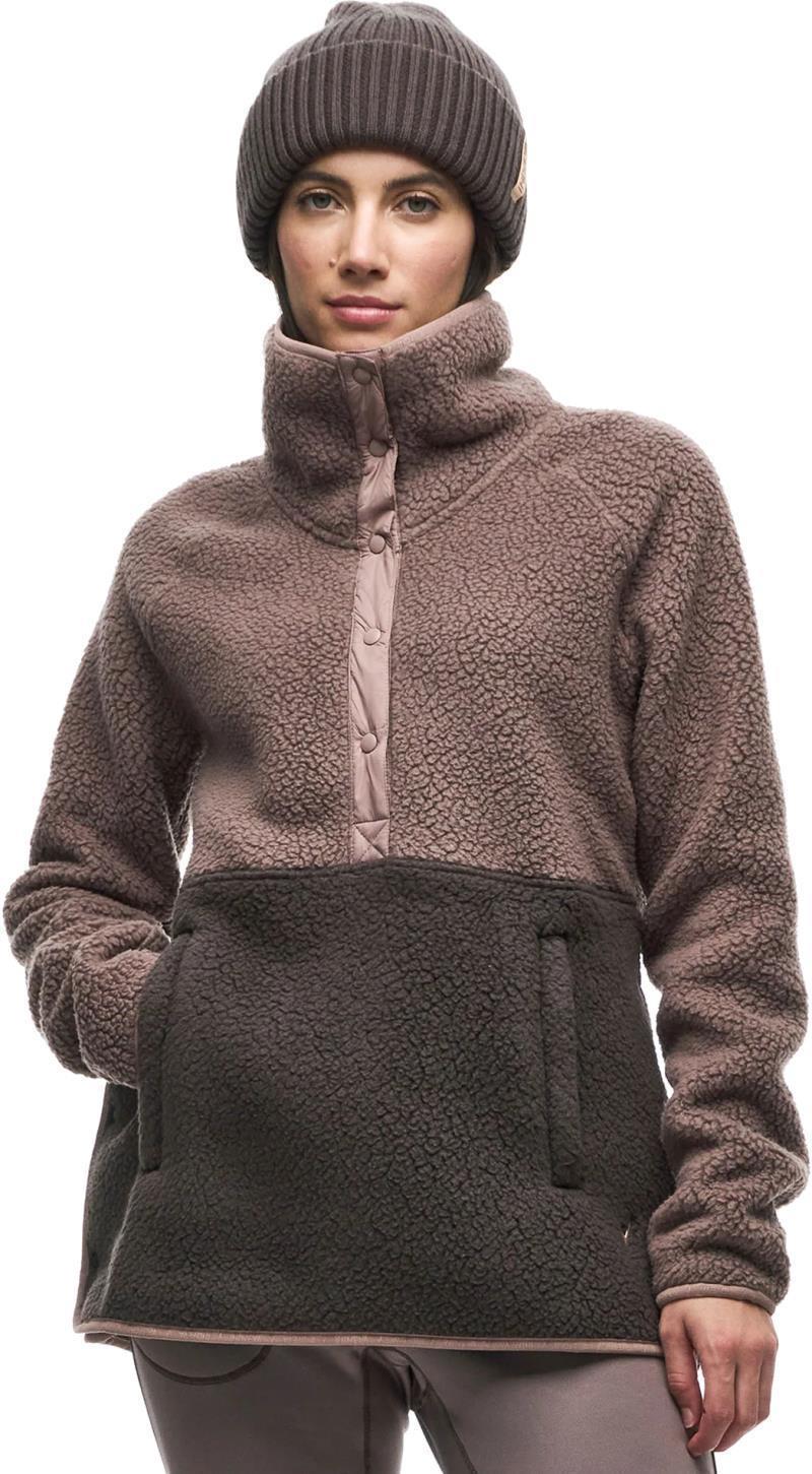 Pecora Pullover - Womens - Rhodonite / Walnut CB 1