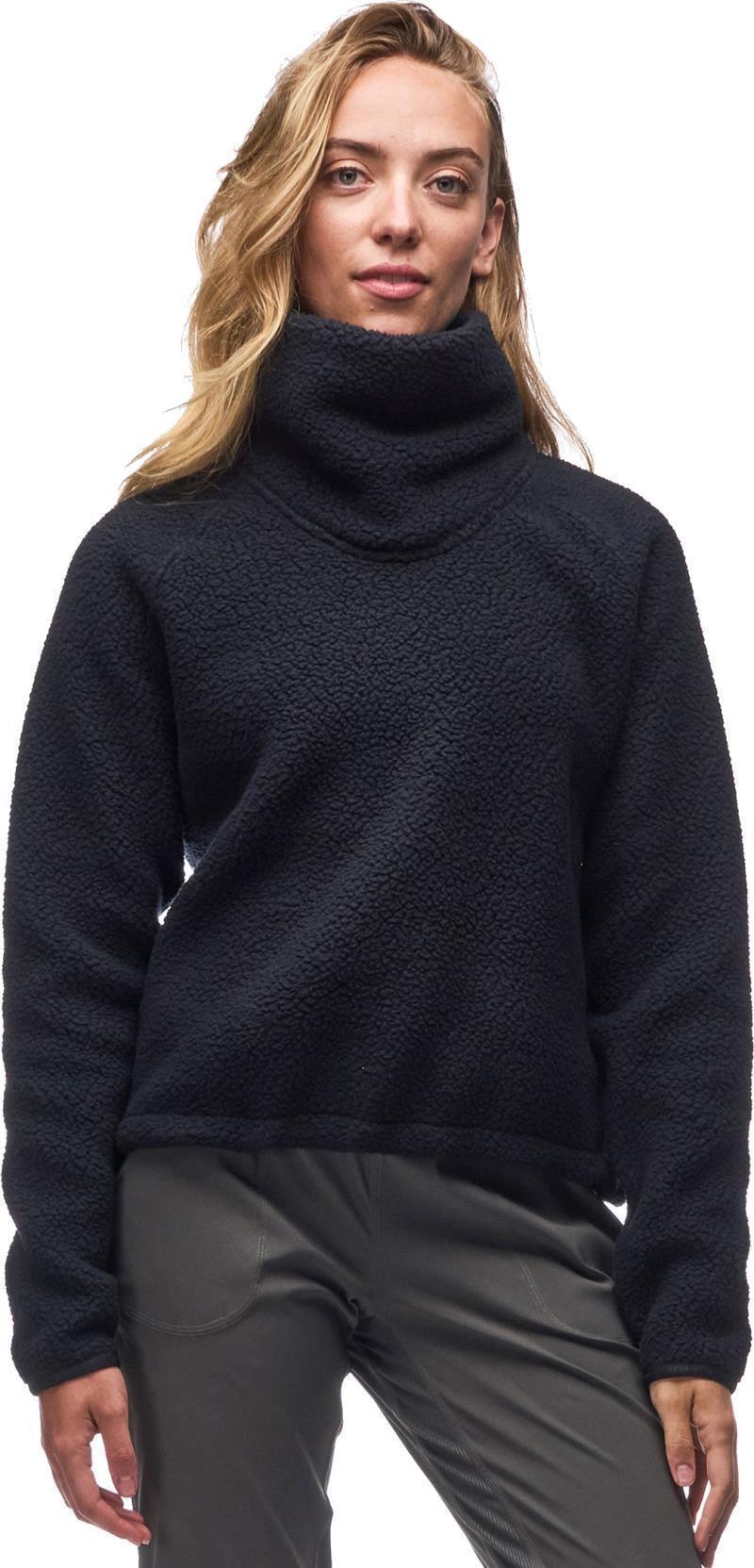 Pecora Sherpa Sweater - Womens - black 1