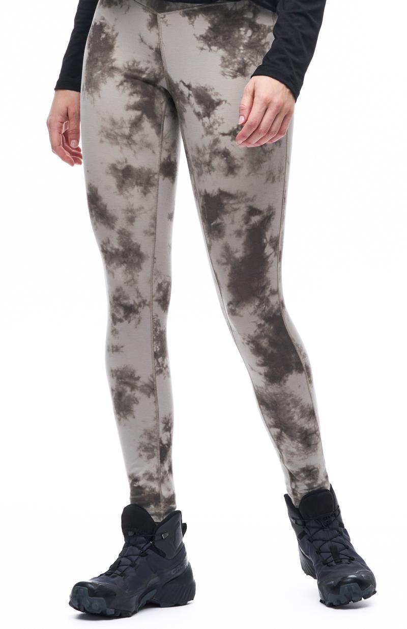 Perna Leggings - Womens - Pewter Tie Dye 1