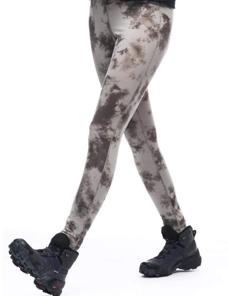 Perna Leggings - Womens - Pewter Tie Dye 3