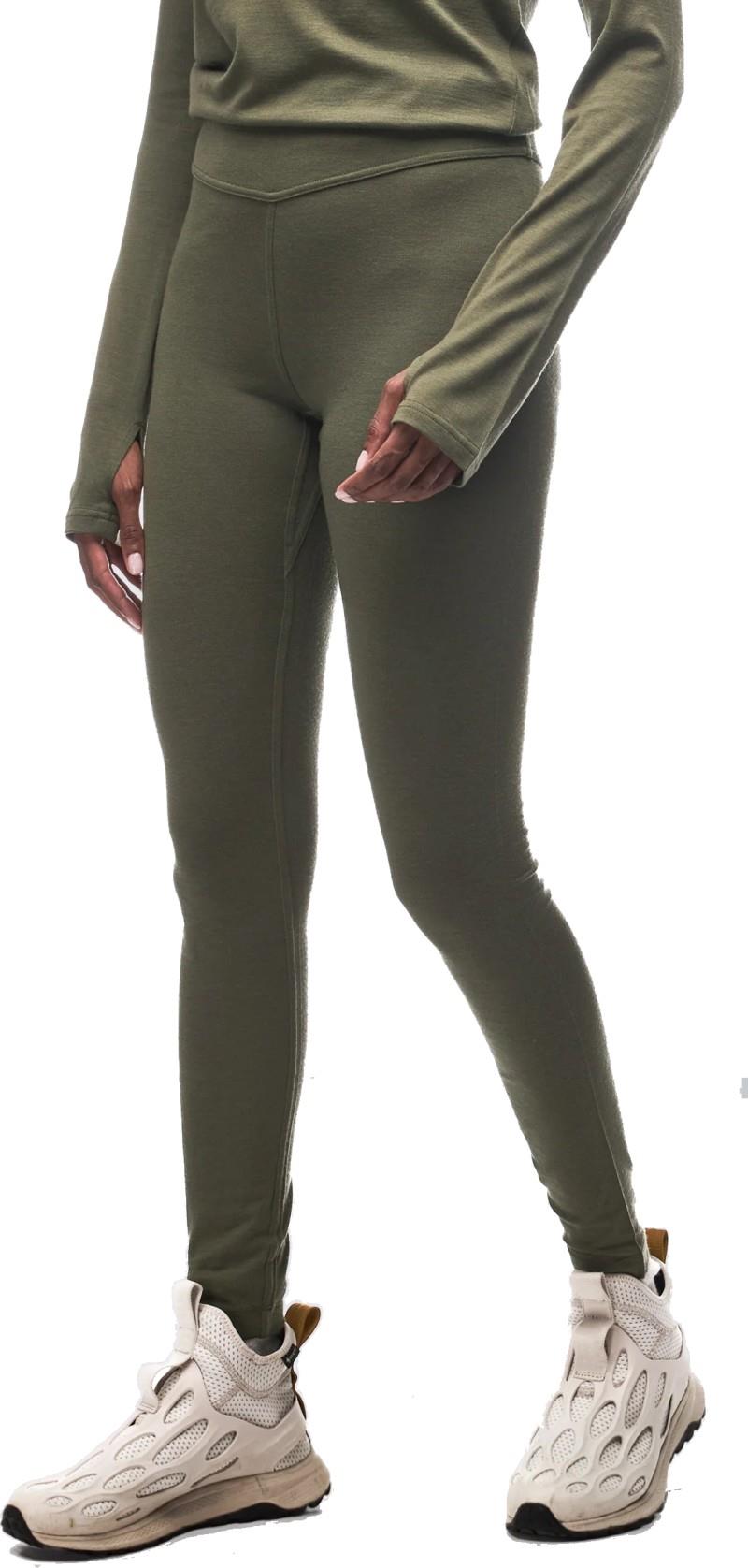 Perna Merino Pants - Womens - deep moss 1