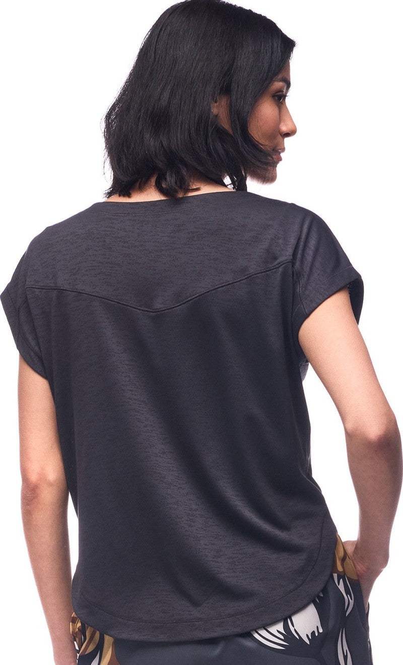 Pescolo SS Shirt - Womens - hematite 1