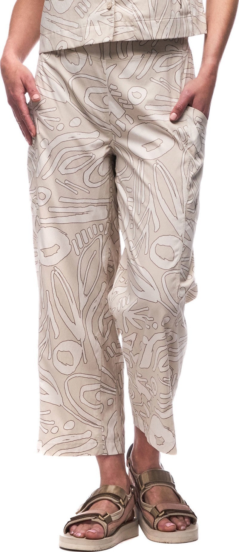 Pierna Pants - Womens - beach cyclone print 1