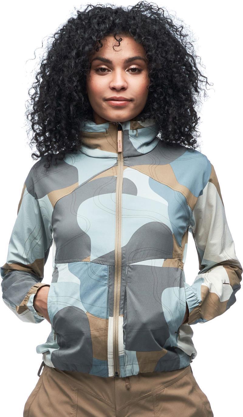 Podroz V Jacket - Womens - Raindrop Rock Print 1