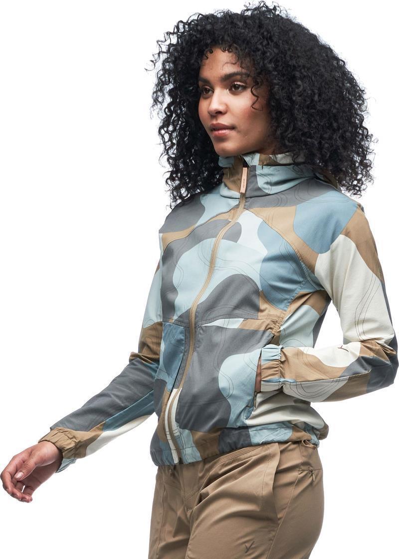 Podroz V Jacket - Womens - Raindrop Rock Print 2
