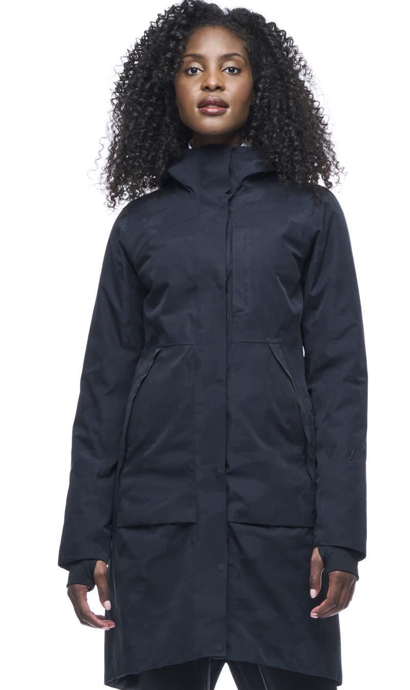 Ravina Long Jacket - Womens - Black Camo 1