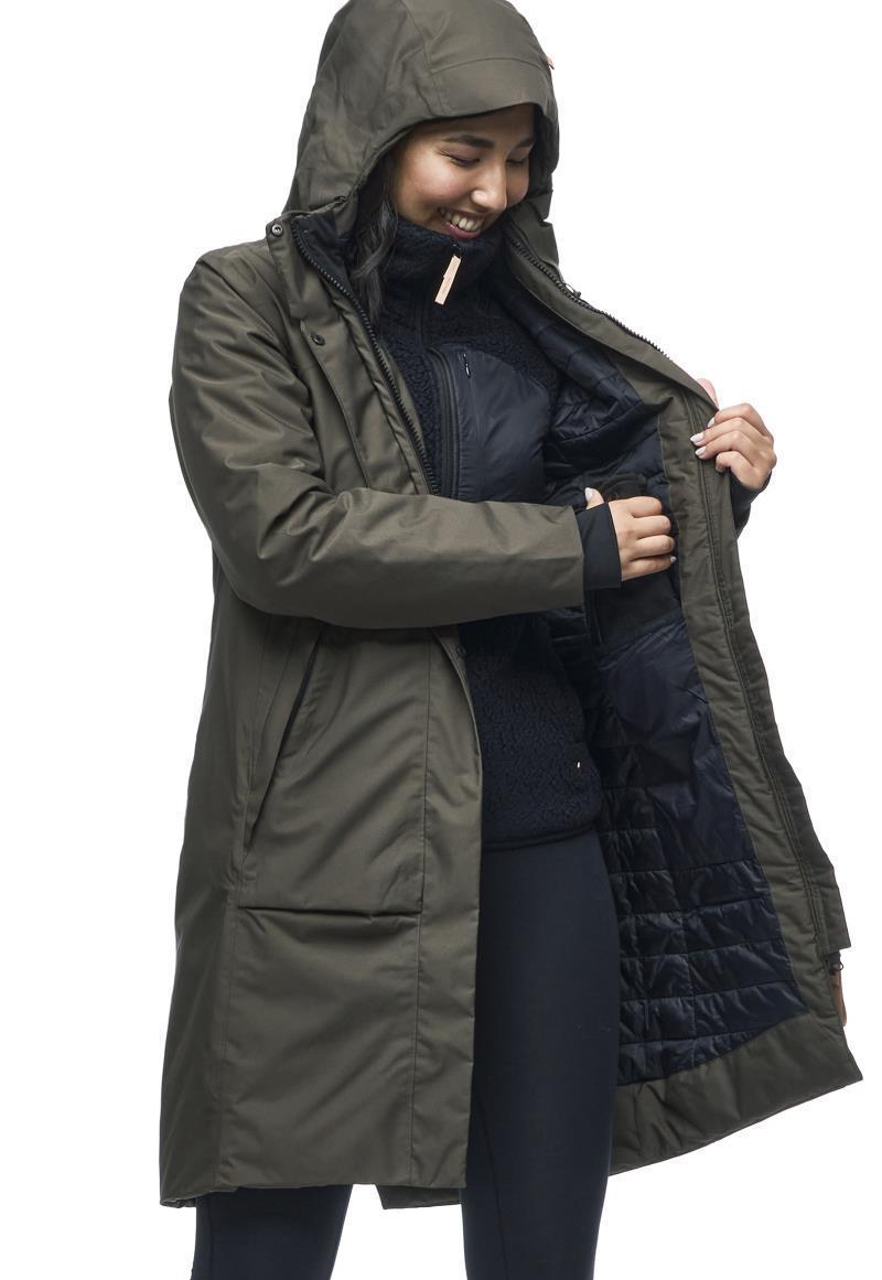 Ravina Long Jacket - Womens - Mocha 2