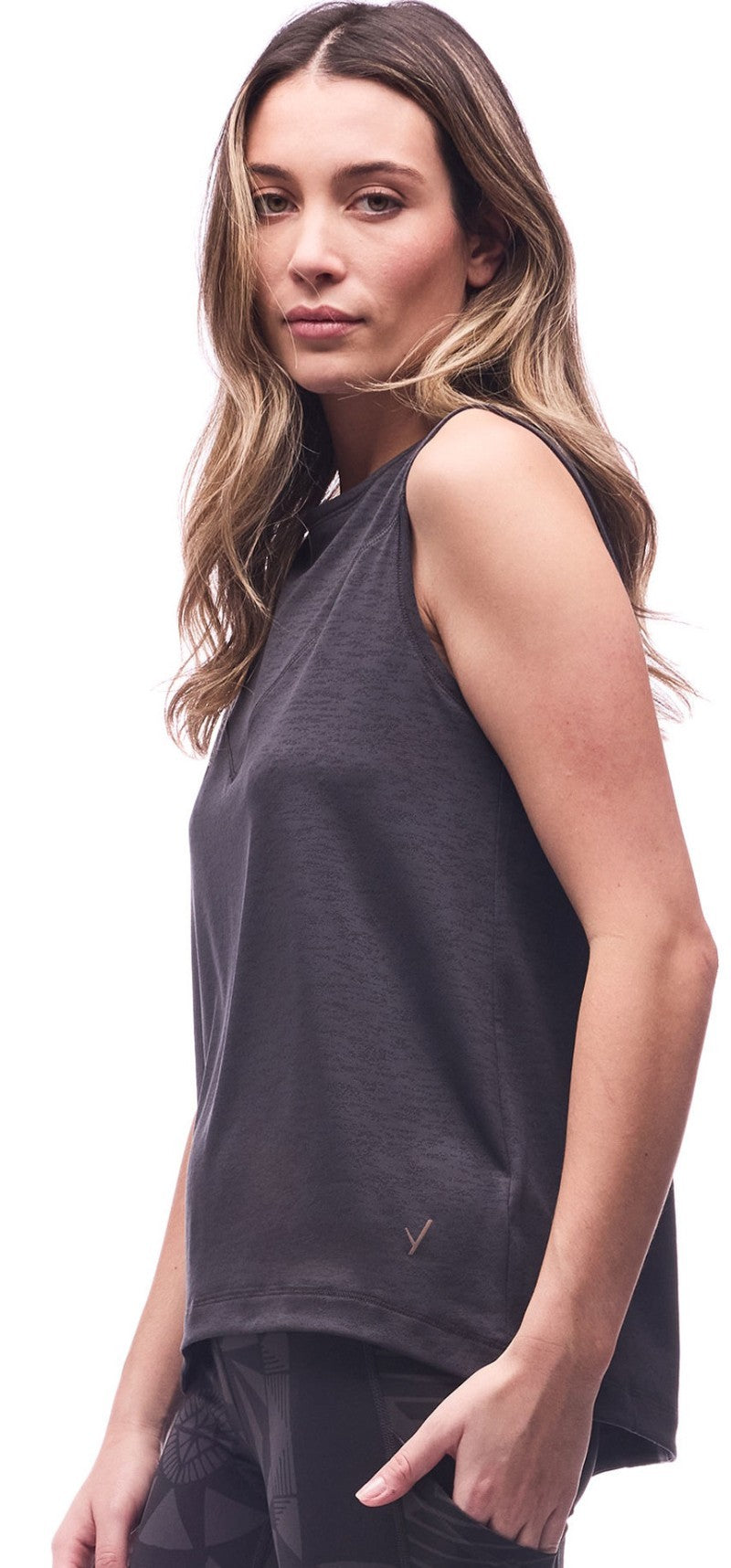 Regata Sleeveless Top - Womens - hematite 1