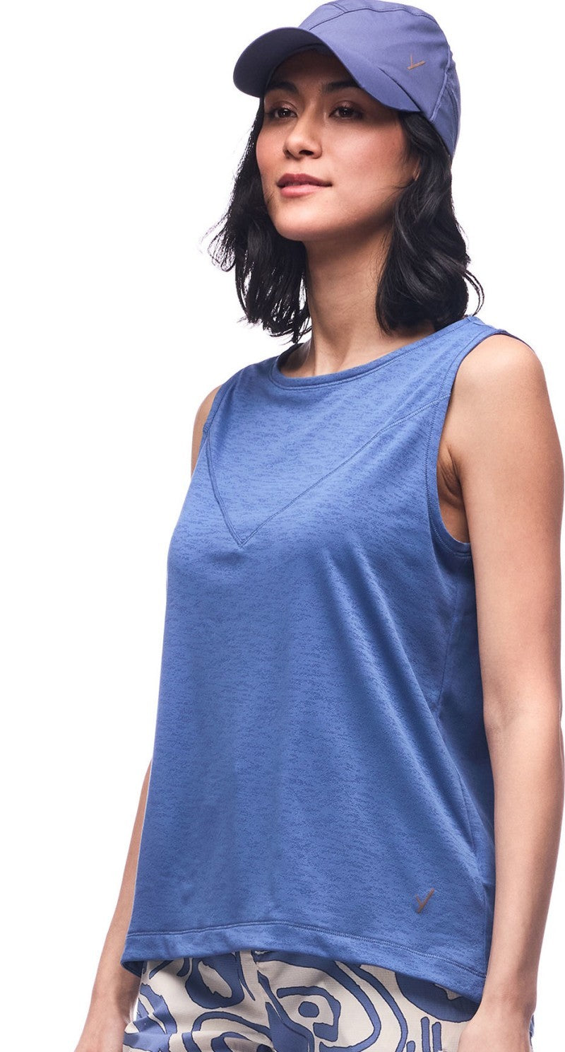 Regata Sleeveless Top - Womens - lagon 1