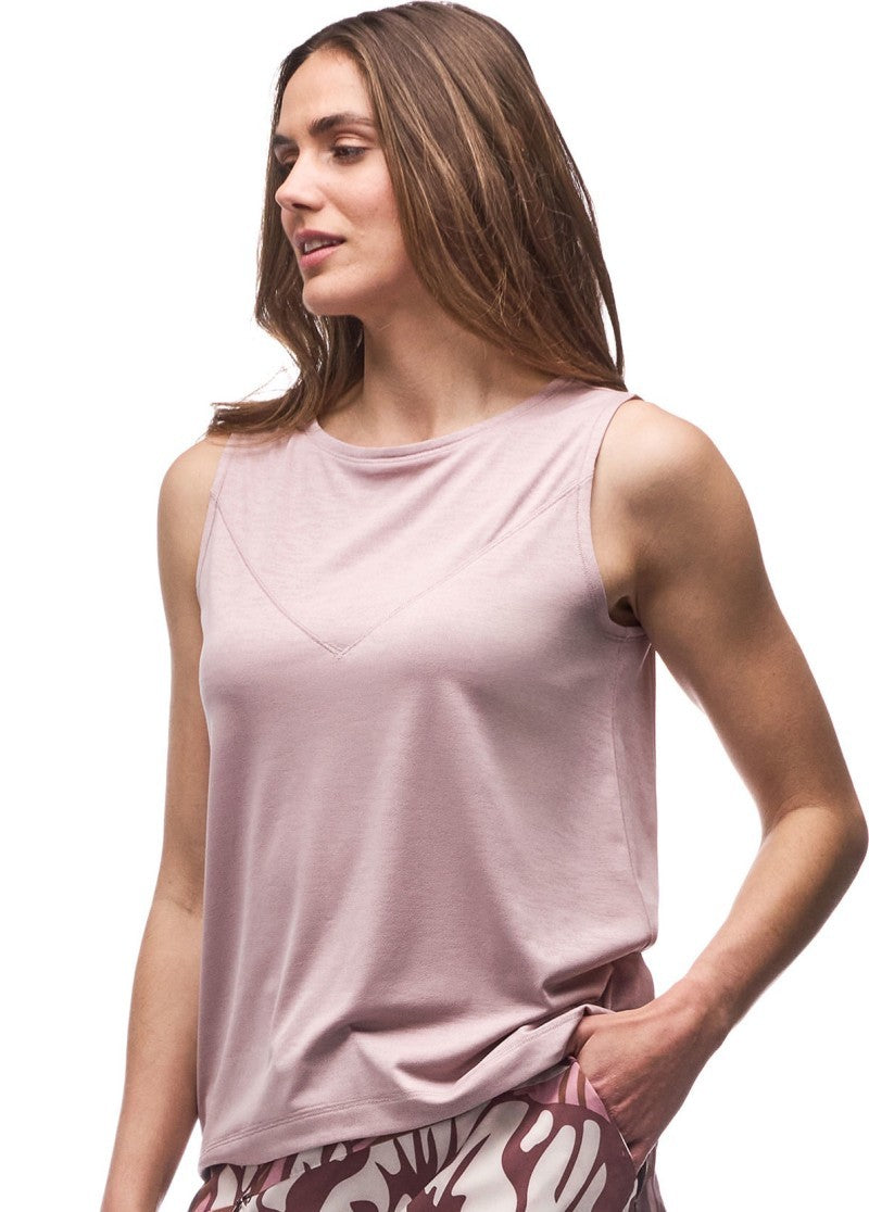 Regata Sleeveless Top - Womens - pale rhodonite 1