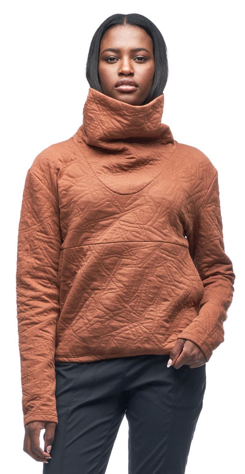 Relevo Knit Crew Neck - Womens - toffee 1