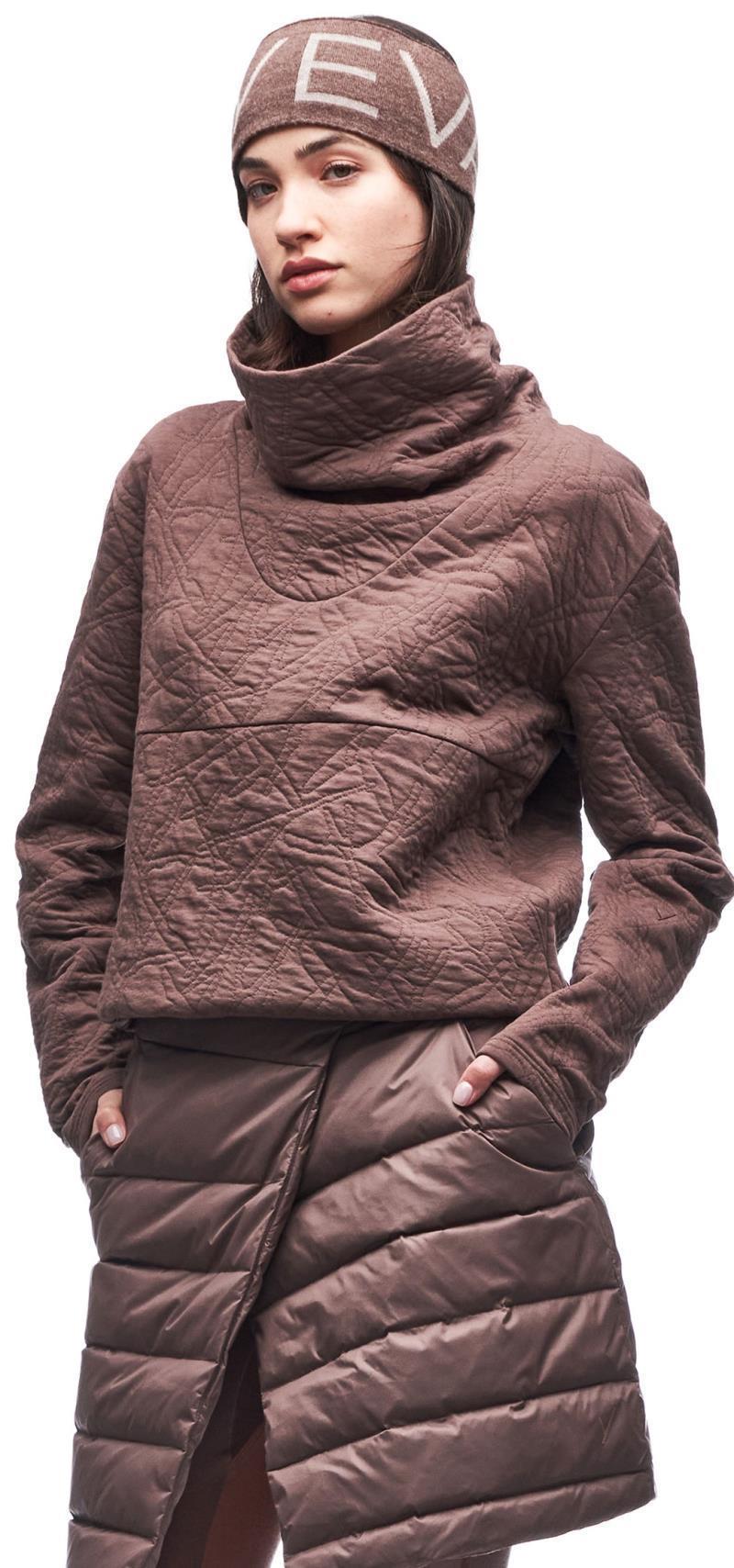 Relevo Knit Crew Neck - Womens - tuscan 1