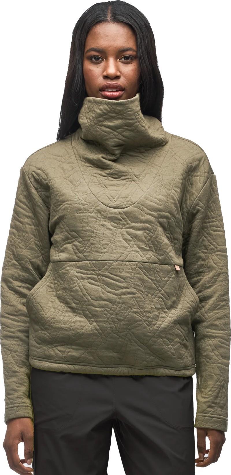Relevo Sweater - Womens - deep moss 1