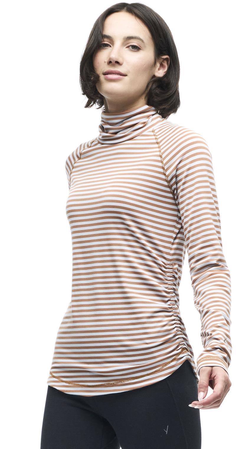 Riga II LS Shirt - Womens - stratus feline stripe 1