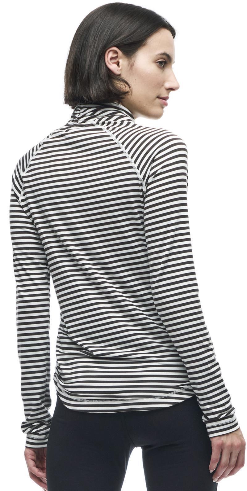 Riga II LS Shirt - Womens - wood blanc stripe 1