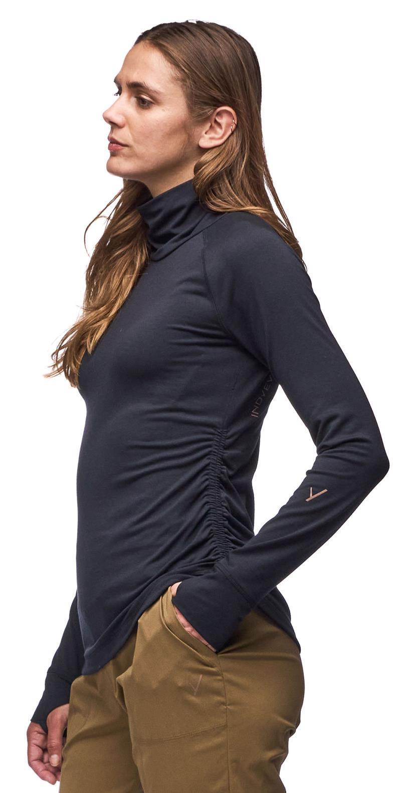 Riga II Turtle Neck Top - Womens - black 1