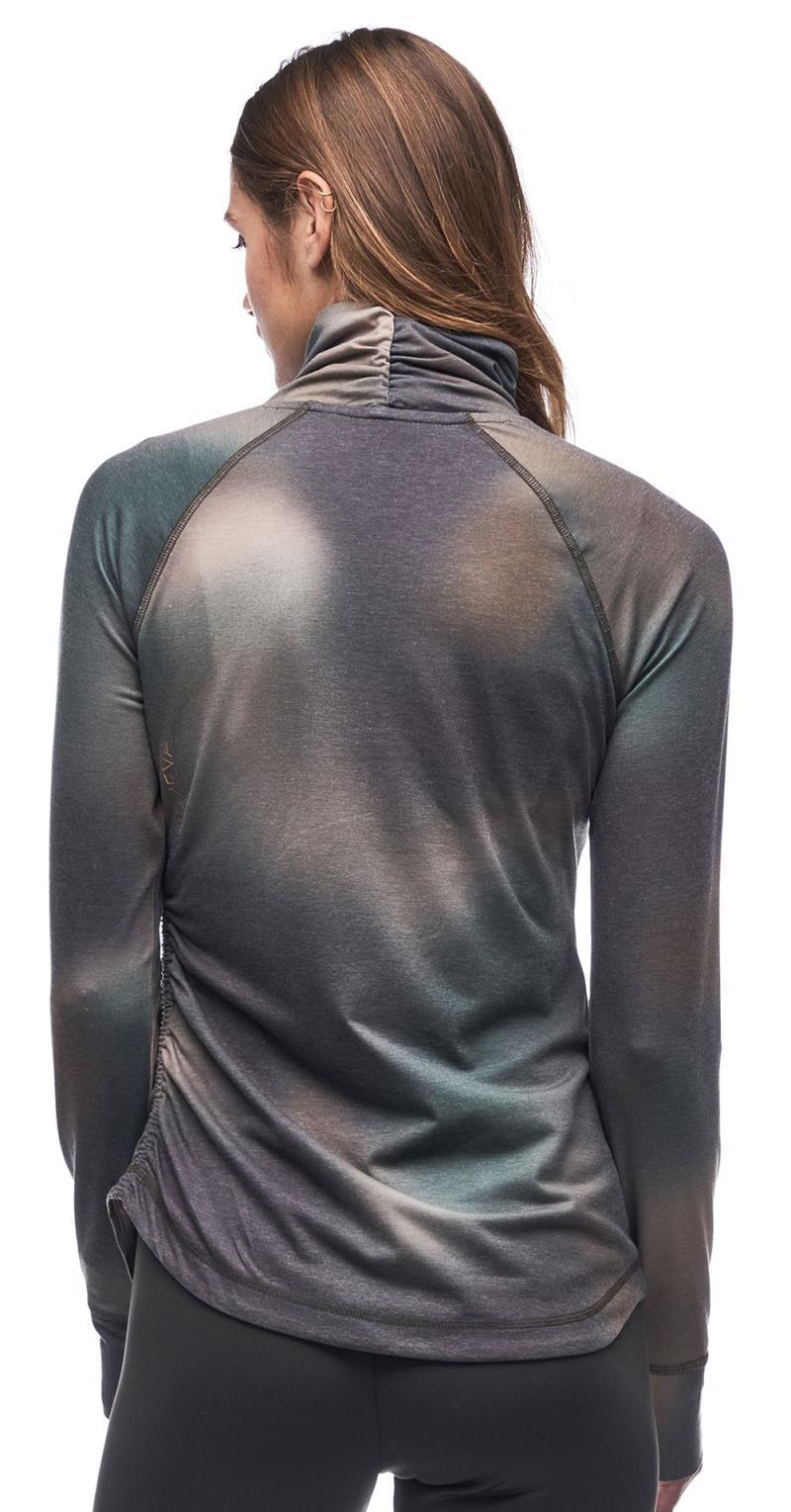 Riga II Turtle Neck Top - Womens - cypress aurora print 1