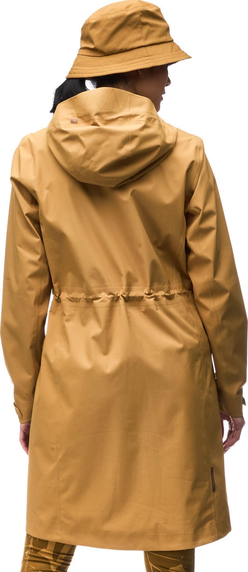 Risela 2.5L Long Rain Jacket - Womens - Gold 2