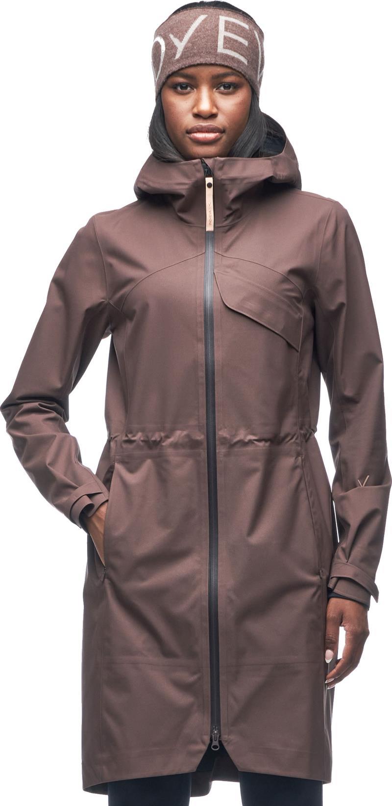 Risela 2.5L Long Rain Jacket - Womens - Hickory 1
