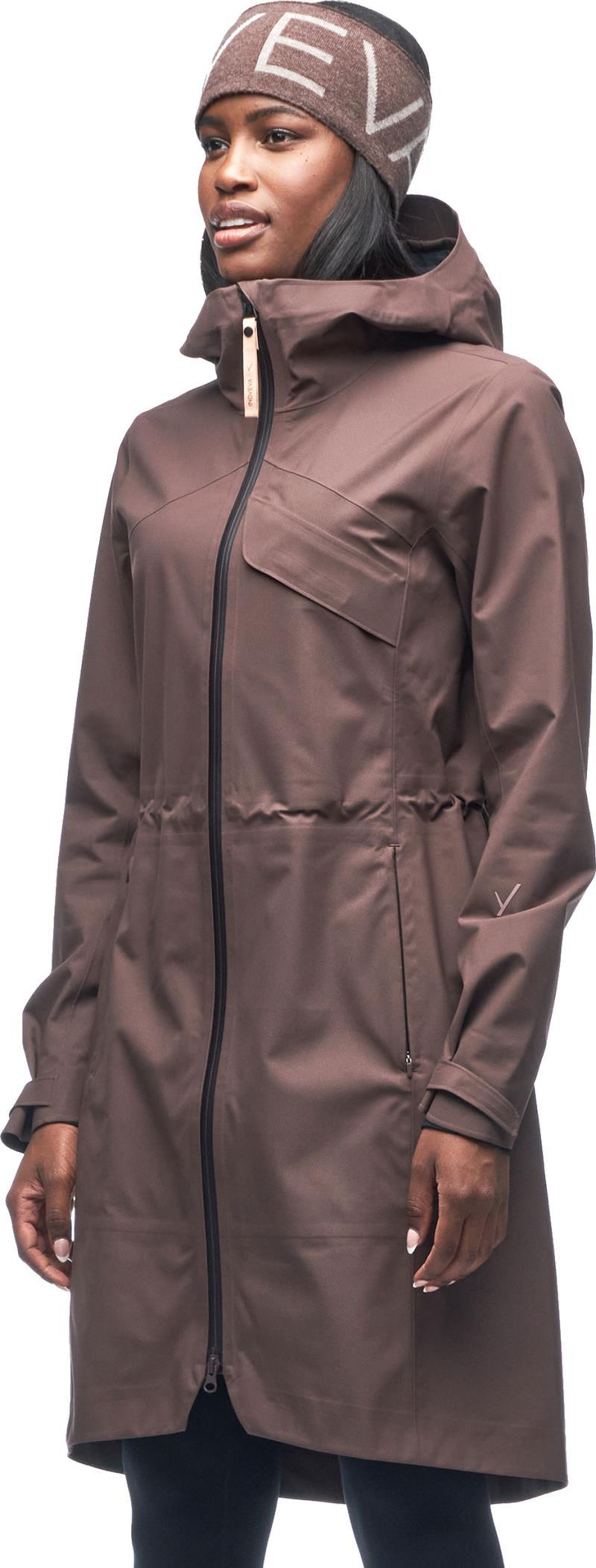 Risela 2.5L Long Rain Jacket - Womens - Hickory 2