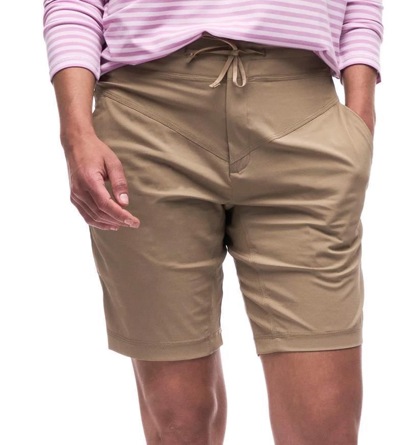 Sahra Mid Shorts - Womens - Safari 1